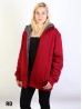 Reversible Sherpa Jacket With Detachable Hood